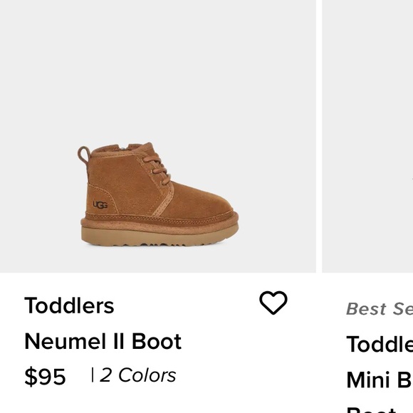 Size 11 toddler Ugg Neumel 2 boot. Chestnut color. Son wore maybe twice. - Picture 5 of 5